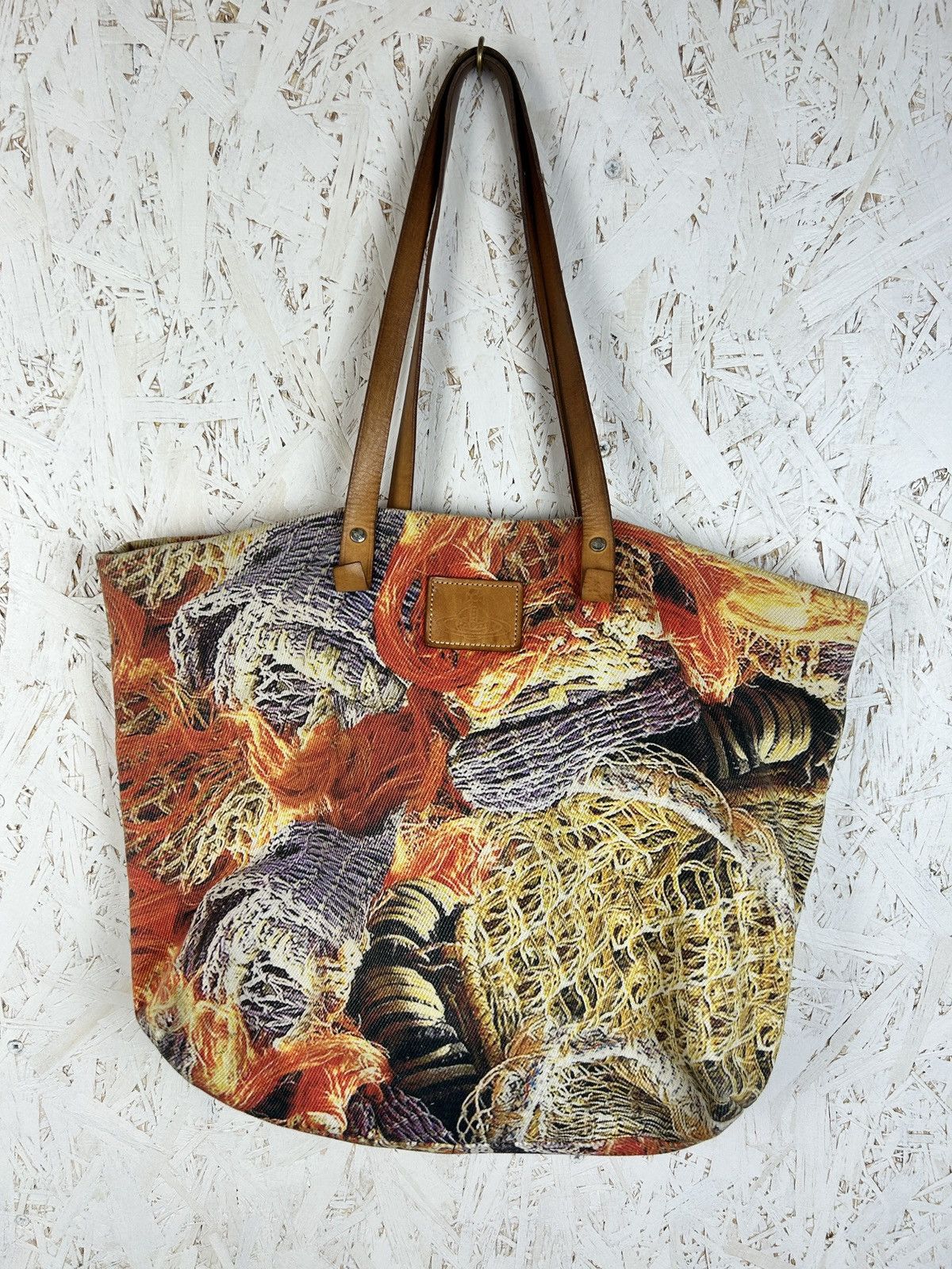 Vivienne Westwood Vivienne Westwood Net Allover Print Multicolor Tote Bag Size ONE SIZE - 2 Thumbnail