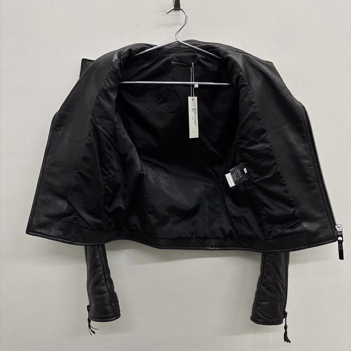 Balenciaga FW12 Balenciaga By Nicholas Ghesquiere Leather Moto Jacket Size XS / US 0-2 / IT 36-38 - 15 Thumbnail