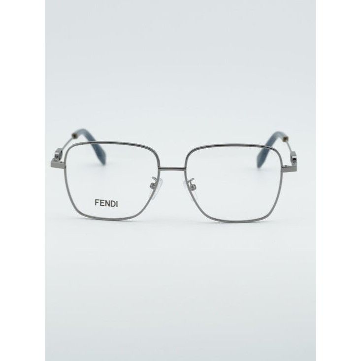 Fendi Fendi FE50102F 012 Eyeglasses Shiny Dark Ruthenium 54mm Size ONE SIZE - 2 Thumbnail