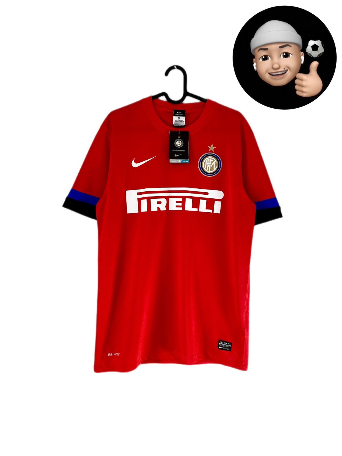 Nike × Vintage NEW 2012 2013 Inter Milan Away Kit Nike Soccer Jersey Shirt Size US M / EU 48-50 / 2 - 1 Thumbnail