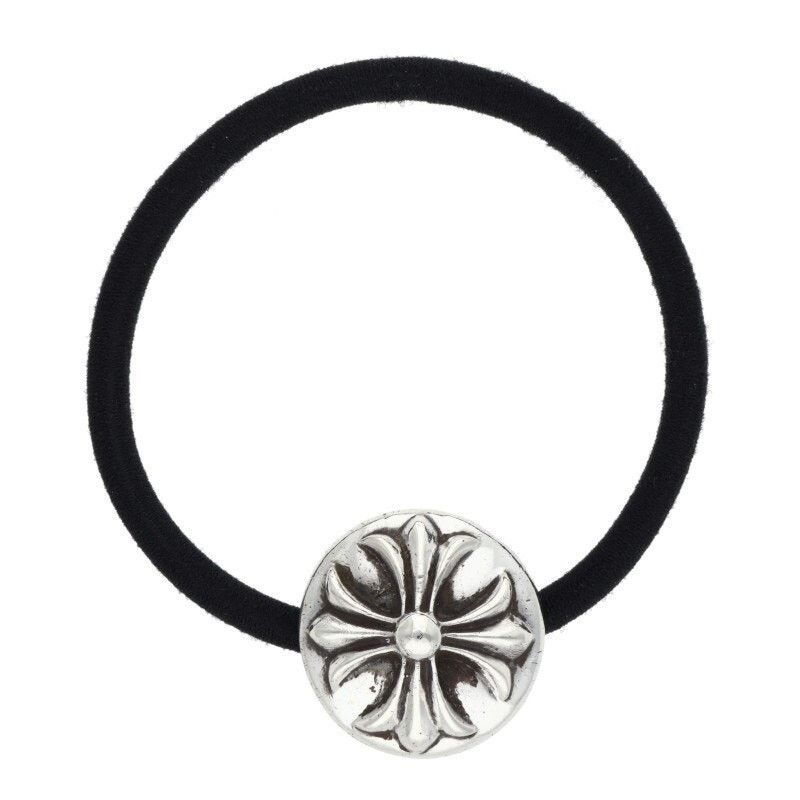 Chrome Hearts Chrome Hearts Silver Cross Ball Button Hair Tie Size ONE SIZE - 1 Thumbnail