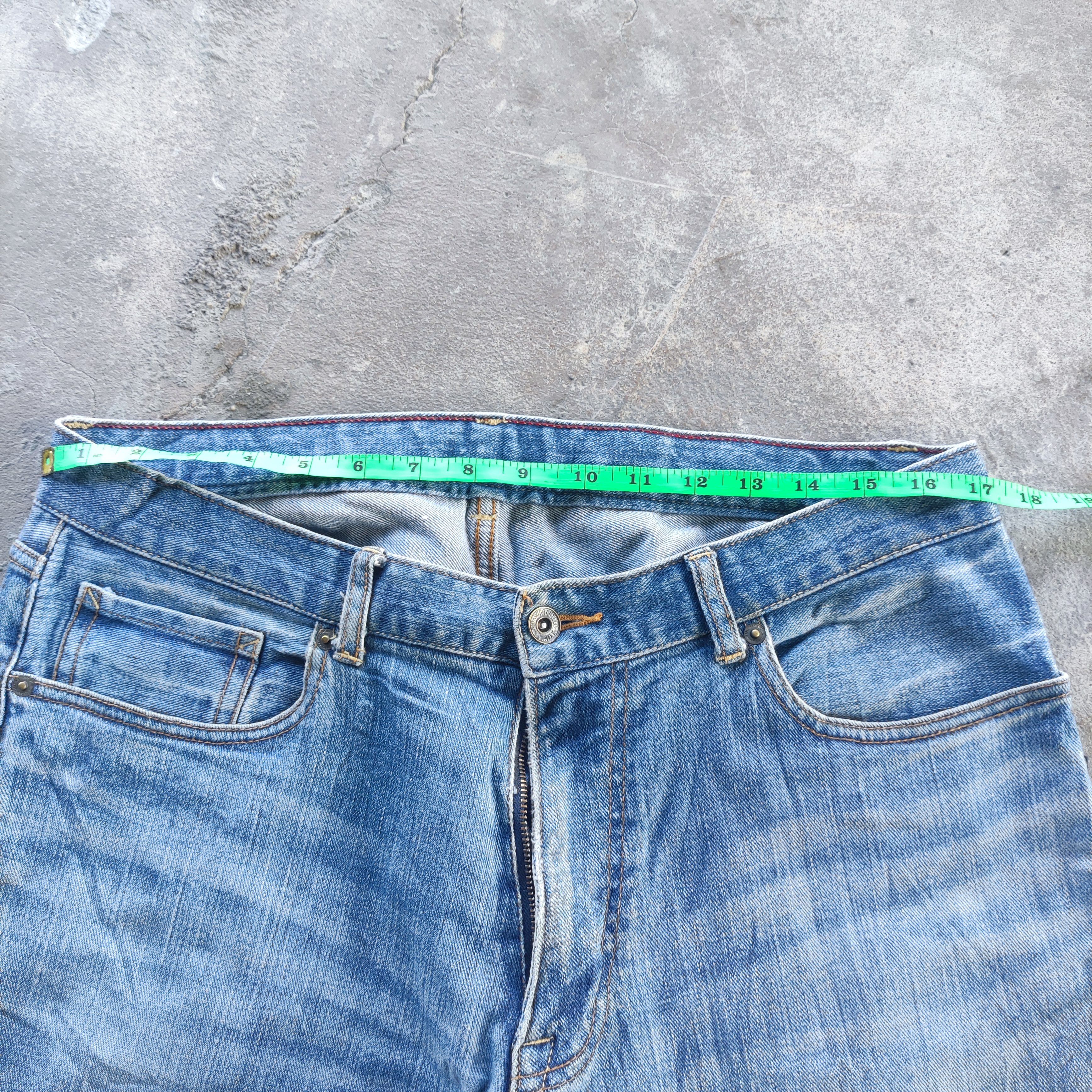 Japanese Brand Vintage Japanese Brand Jeans Ripped Faded Pants Size US 35 - 6 Thumbnail