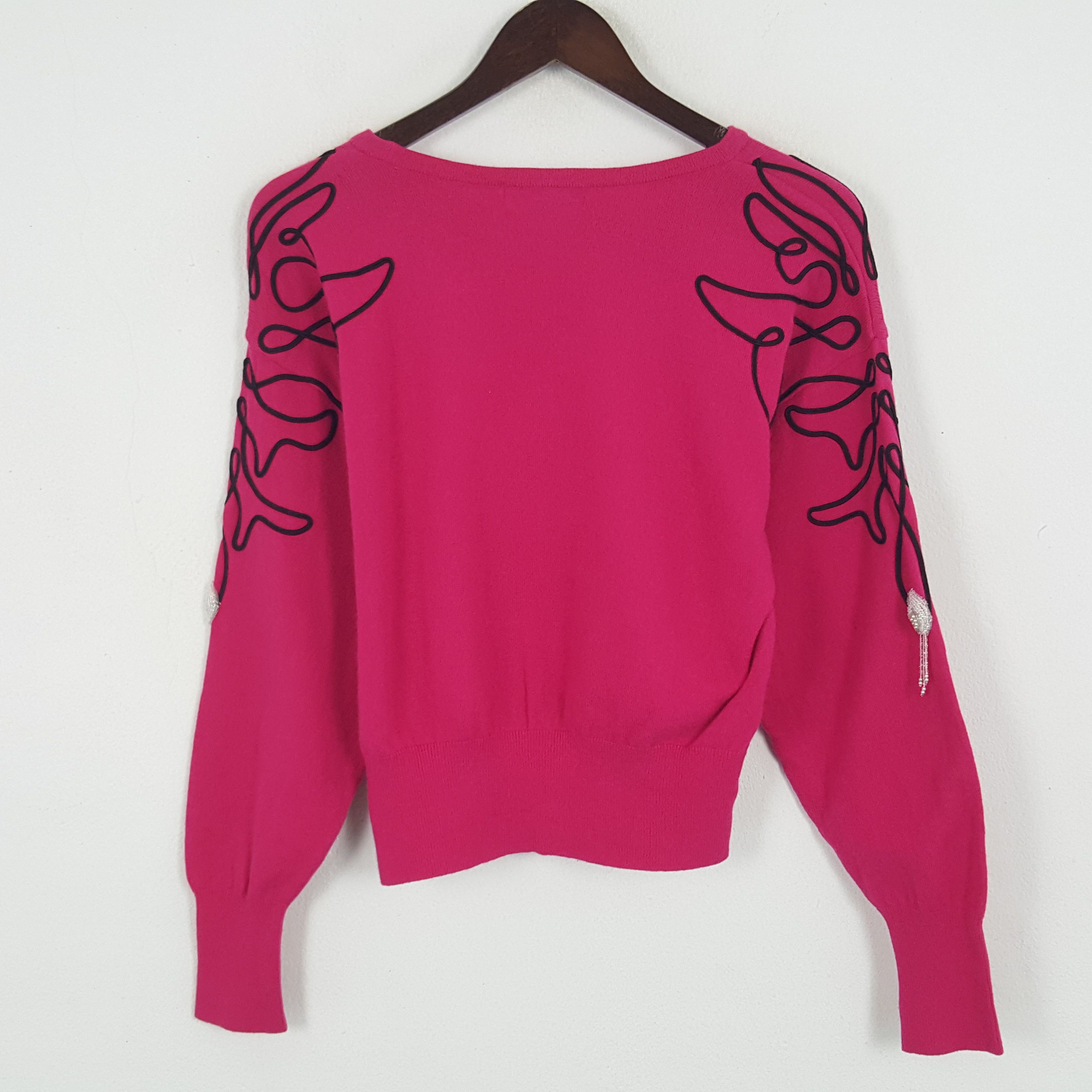 Vintage × Yves Saint Laurent Vintage Yves Saint Laurent Paris Sweatshirt Size M / US 6-8 / IT 42-44 - 2 Thumbnail