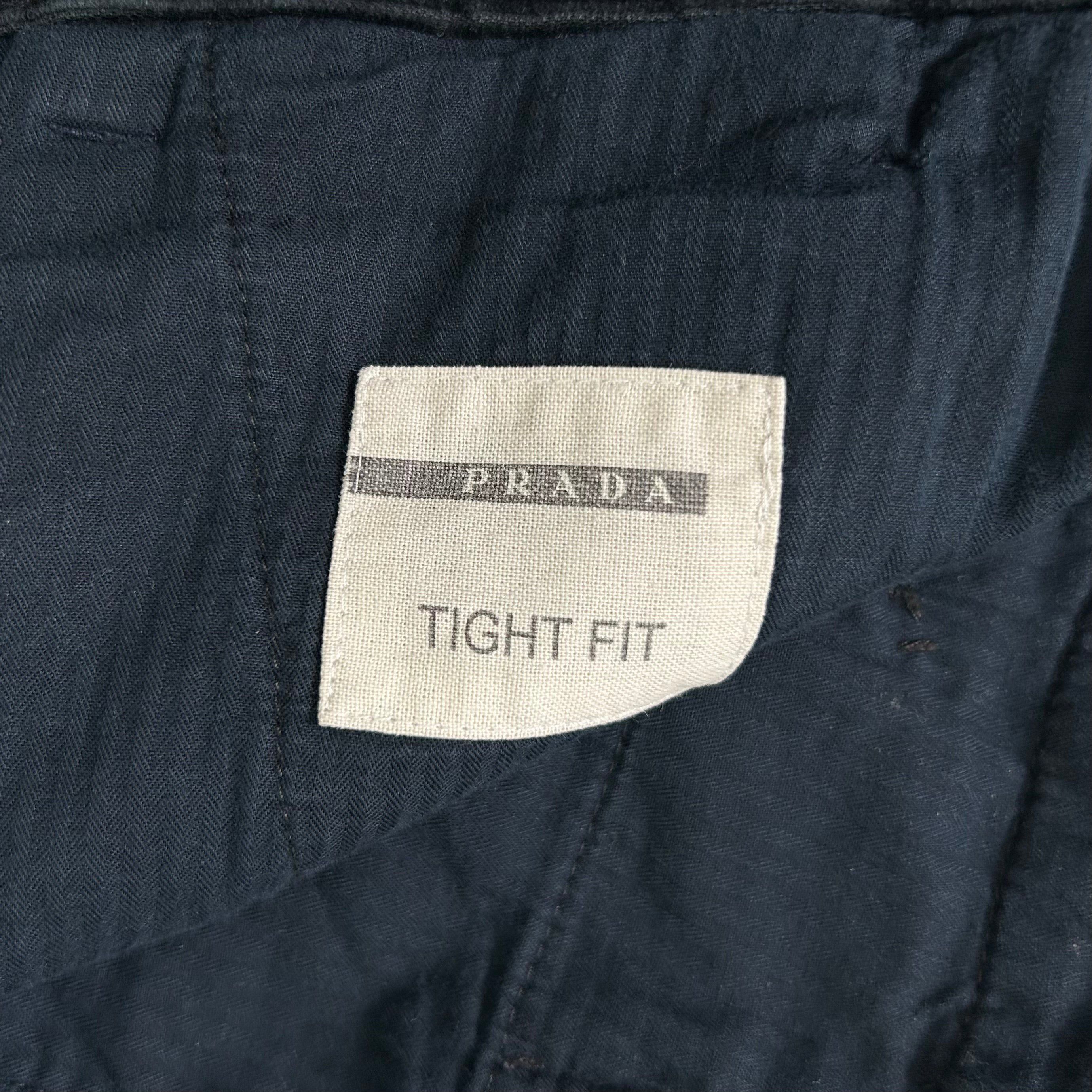 Prada Prada 2000s Vintage Dark Green Corduroy Pants Size US 34 / EU 50 - 4 Thumbnail