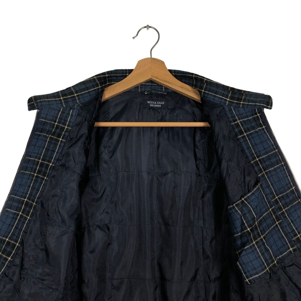 Japanese Brand 🔥90’s Vintage Flannel Jacket Media Oggi Tartan Design Size US L / EU 52-54 / 3 - 11 Thumbnail
