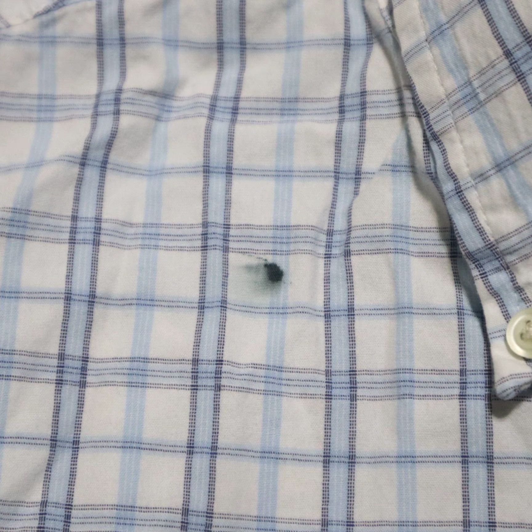 Izod VINTAGE IZOD Men's Short Sleeve Plaid Button-Down Shirt Medium Blue Casual 90s Size US M / EU 48-50 / 2 - 3 Thumbnail