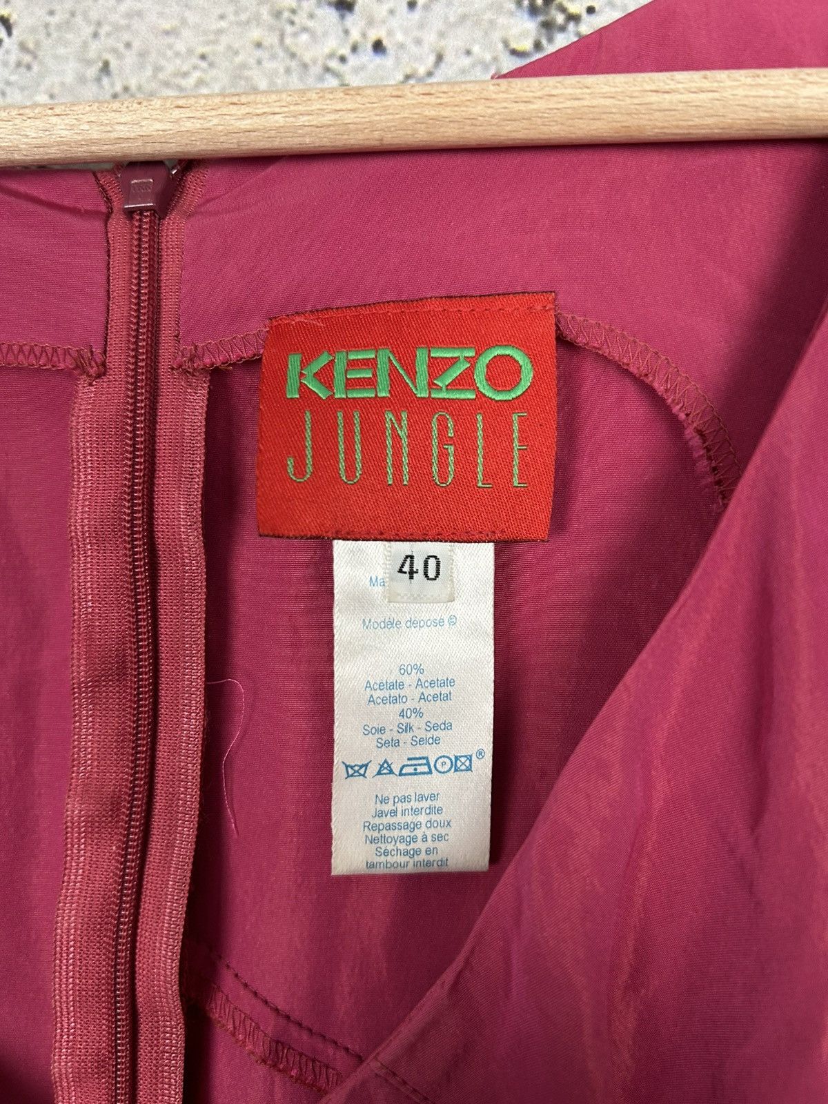 Kenzo Kenzo Jungle Maxi Dress Vintage 90s Designer Premium Size S / US 4 / IT 40 - 7 Thumbnail