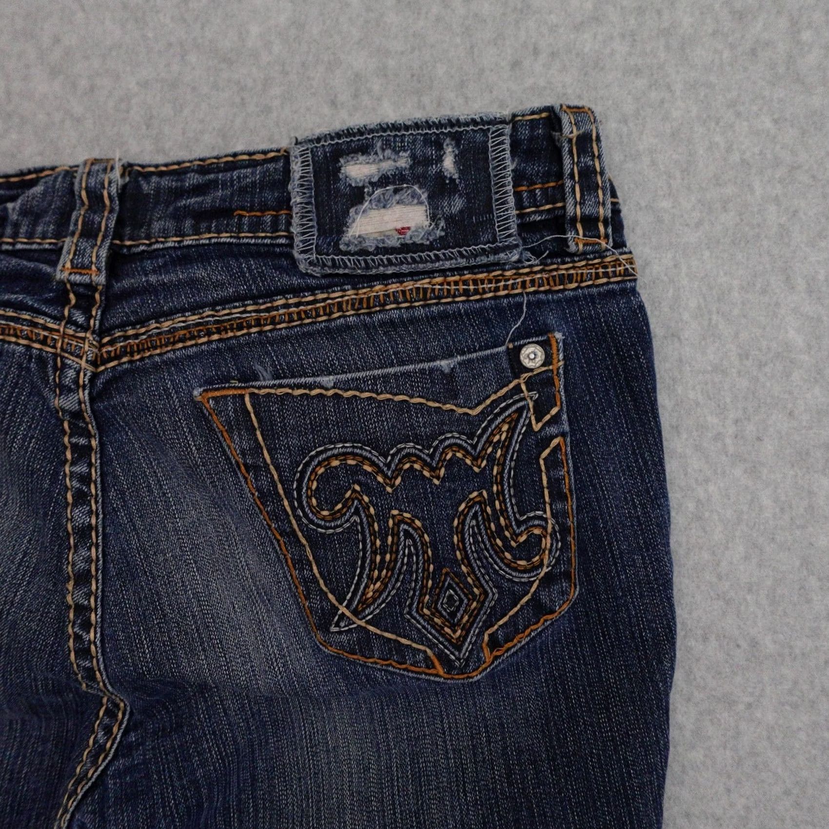 Vintage MEK DNM Jeans Womens Size 30 Distressed Bootcut Mid Rise Blue 30 MEK DNM Jeans Womens Size 30 Distressed Bootcut Mid Rise Blue Size 30" / US 8 / IT 44 - 4 Thumbnail