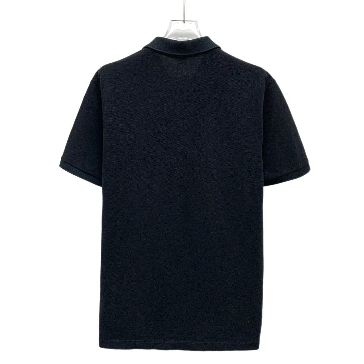 Burberry Burberry Black Equestrian Knight Cotton Polo Shirt K26WX Size US M / EU 48-50 / 2 - 2 Thumbnail