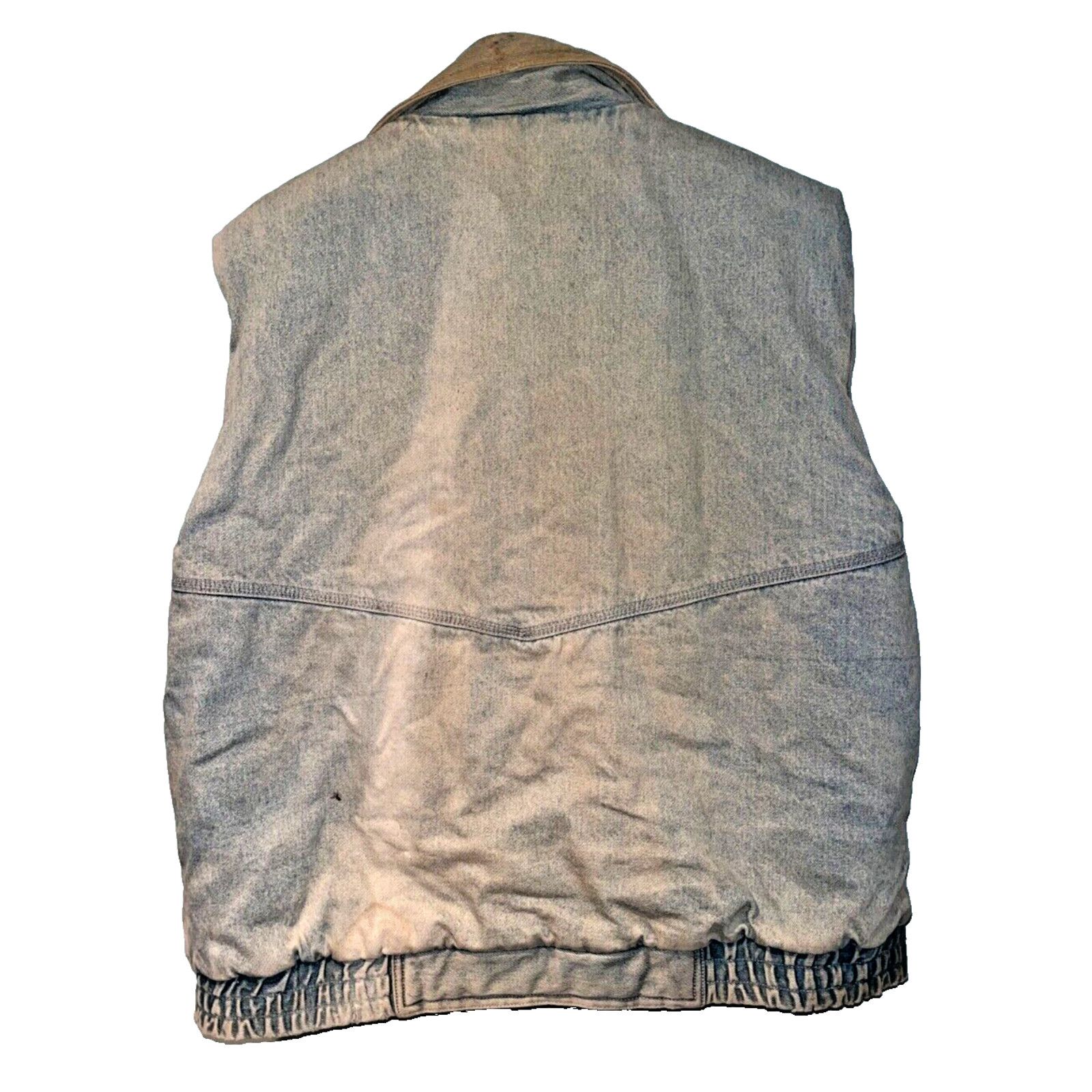 Other Expeditions Denim Vest Flannel Lined Distressed Men’s L Size US L / EU 52-54 / 3 - 10 Thumbnail