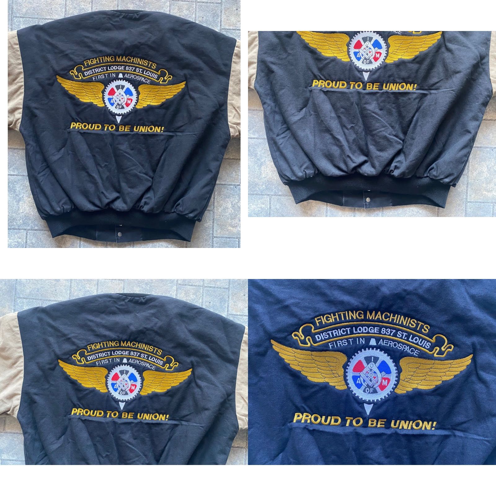 Vintage VINTAGE ASW Jackets Made In USA Mens Medium Fighting Machinists Union Aerospace Jacket Shirt? Size US M / EU 48-50 / 2 - 10 Thumbnail