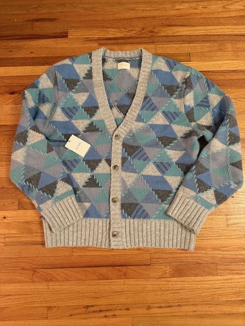 Men's Patchwork Cardigan