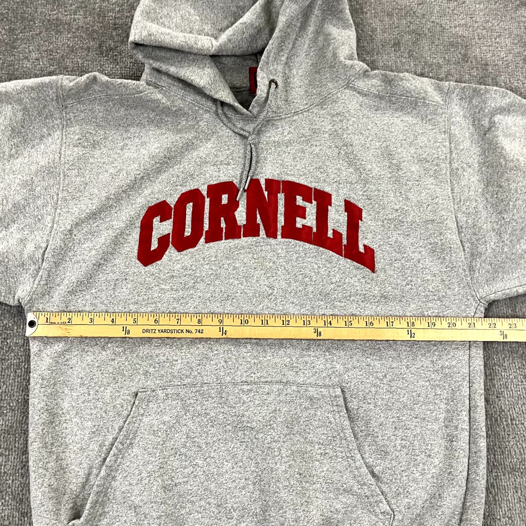 Vintage VINTAGE Cornell University Hoodie Mens Medium Gray Sweatshirt Pullover College Logo Logo Embroidered College Sports U.S. Size US M / EU 48-50 / 2 - 6 Thumbnail