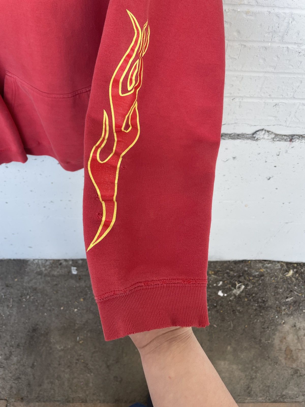 Sex Skateboards Pornstar Skateboards Faded Flame Sleeve Hoodie Size US XL / EU 56 / 4 - 12 Thumbnail