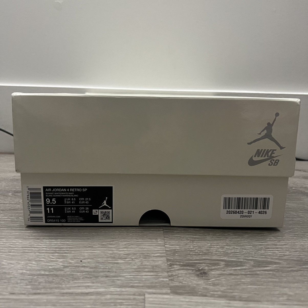 Jordan Brand Nike SB Air Jordan 4 Navy Size US 9.5 / EU 42-43 - 9 Thumbnail