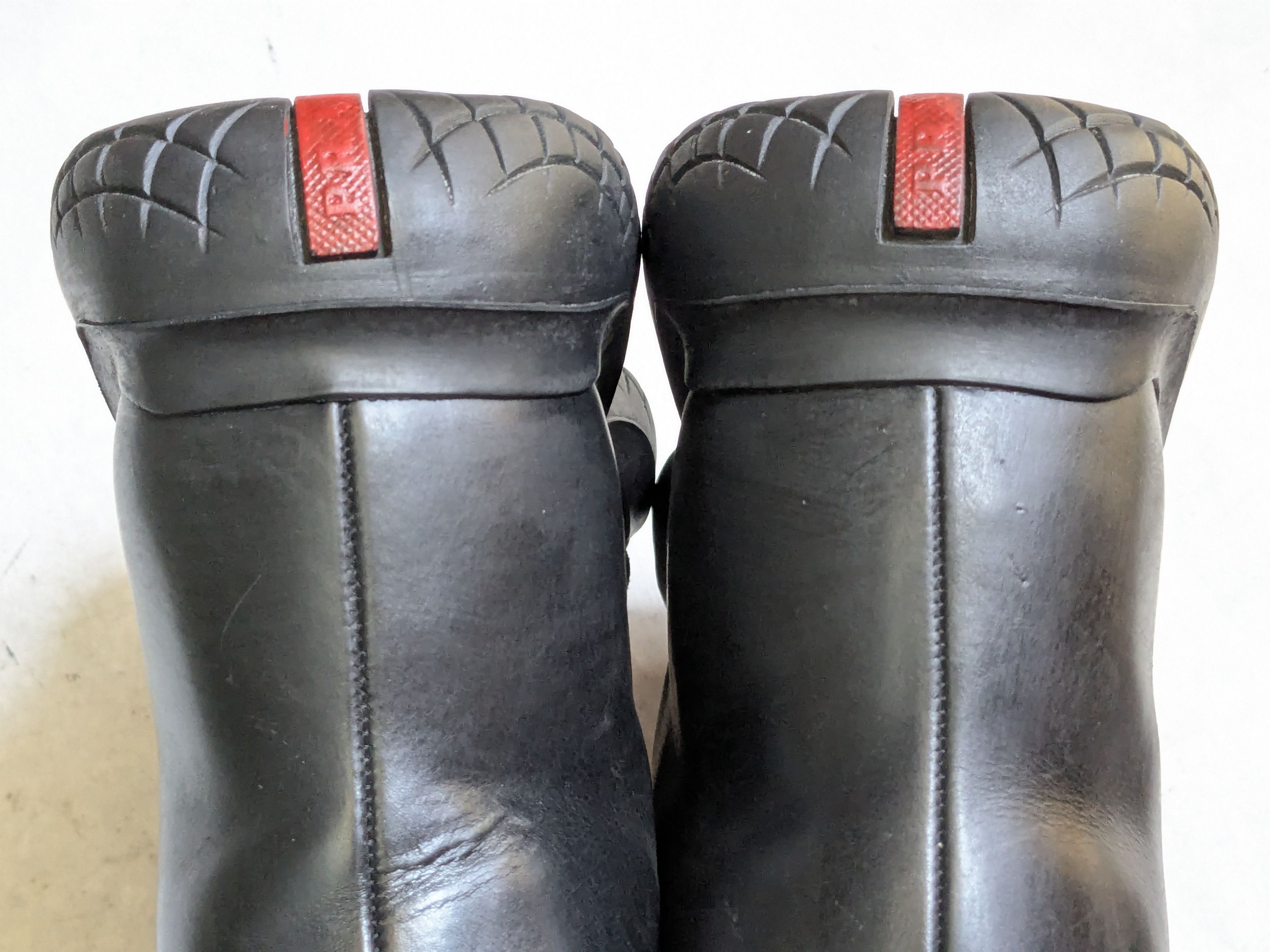 Prada Prada Boots Black Leather 10 High Tops Vibram Y2K Size US 10 / EU 43 - 14 Thumbnail