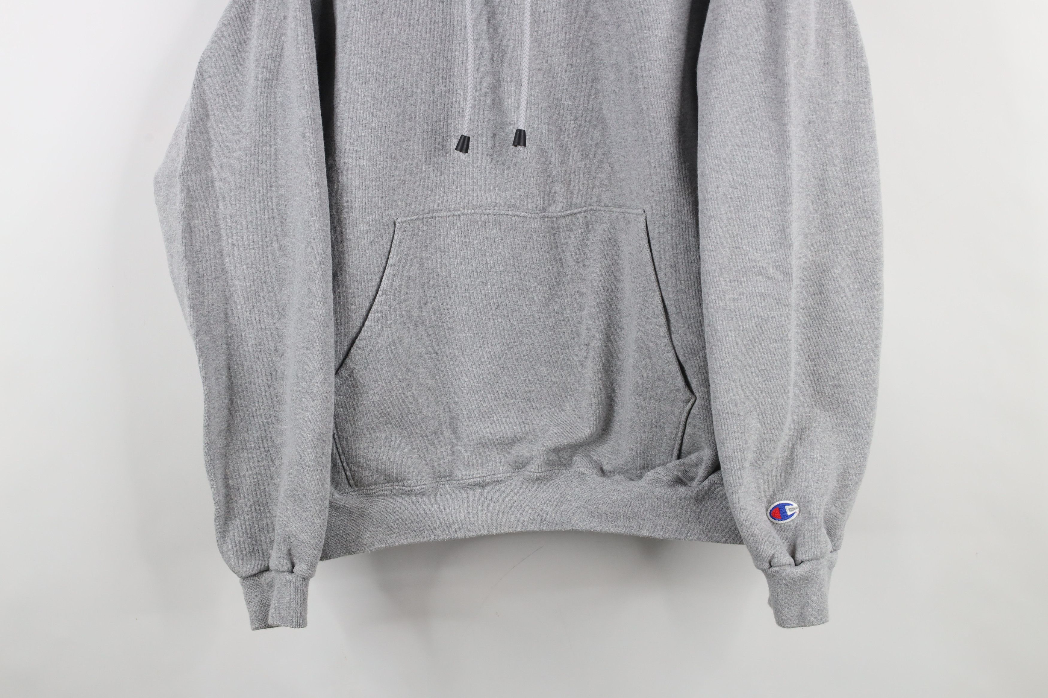 Champion × Vintage Vintage 90s Champion Logo Heavyweight Hoodie Sweatshirt Gray Size US XL / EU 56 / 4 - 3 Thumbnail