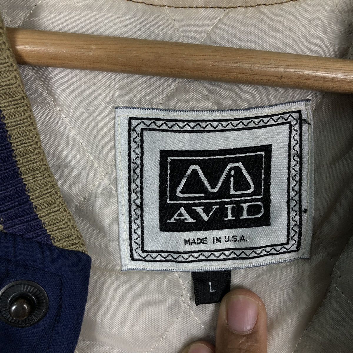Vintage 🔥90’s Vintage Bomber Jacket Avid Made in USA Size US L / EU 52-54 / 3 - 11 Thumbnail
