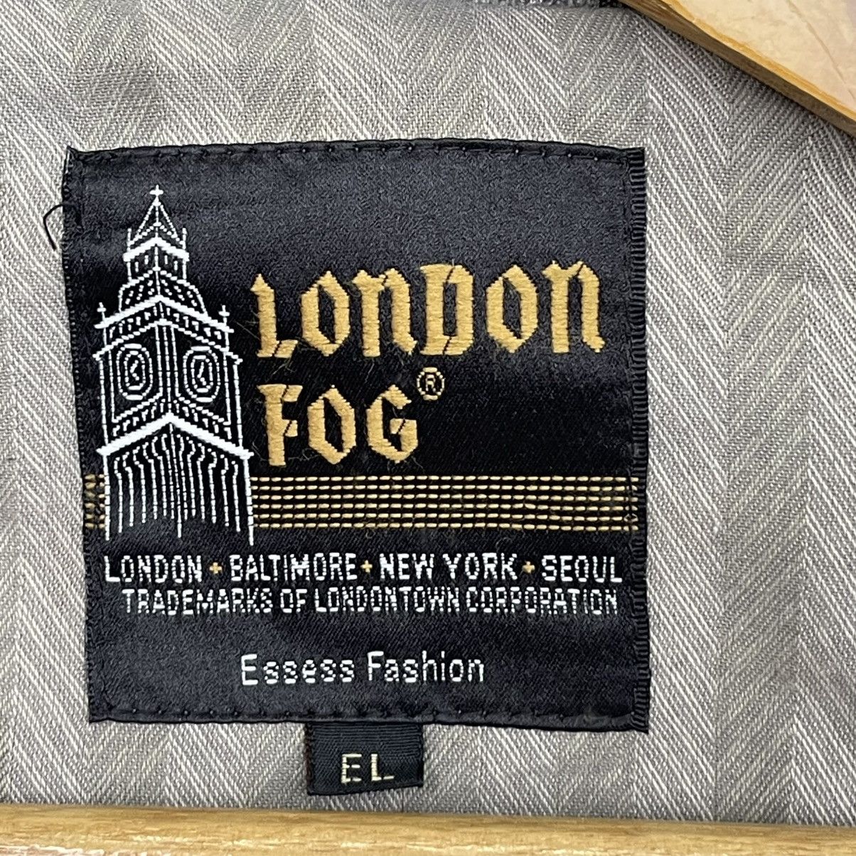 London Fog Vntage London Fog Wool Herringbone Bomber Jacket Size US M / EU 48-50 / 2 - 13 Thumbnail