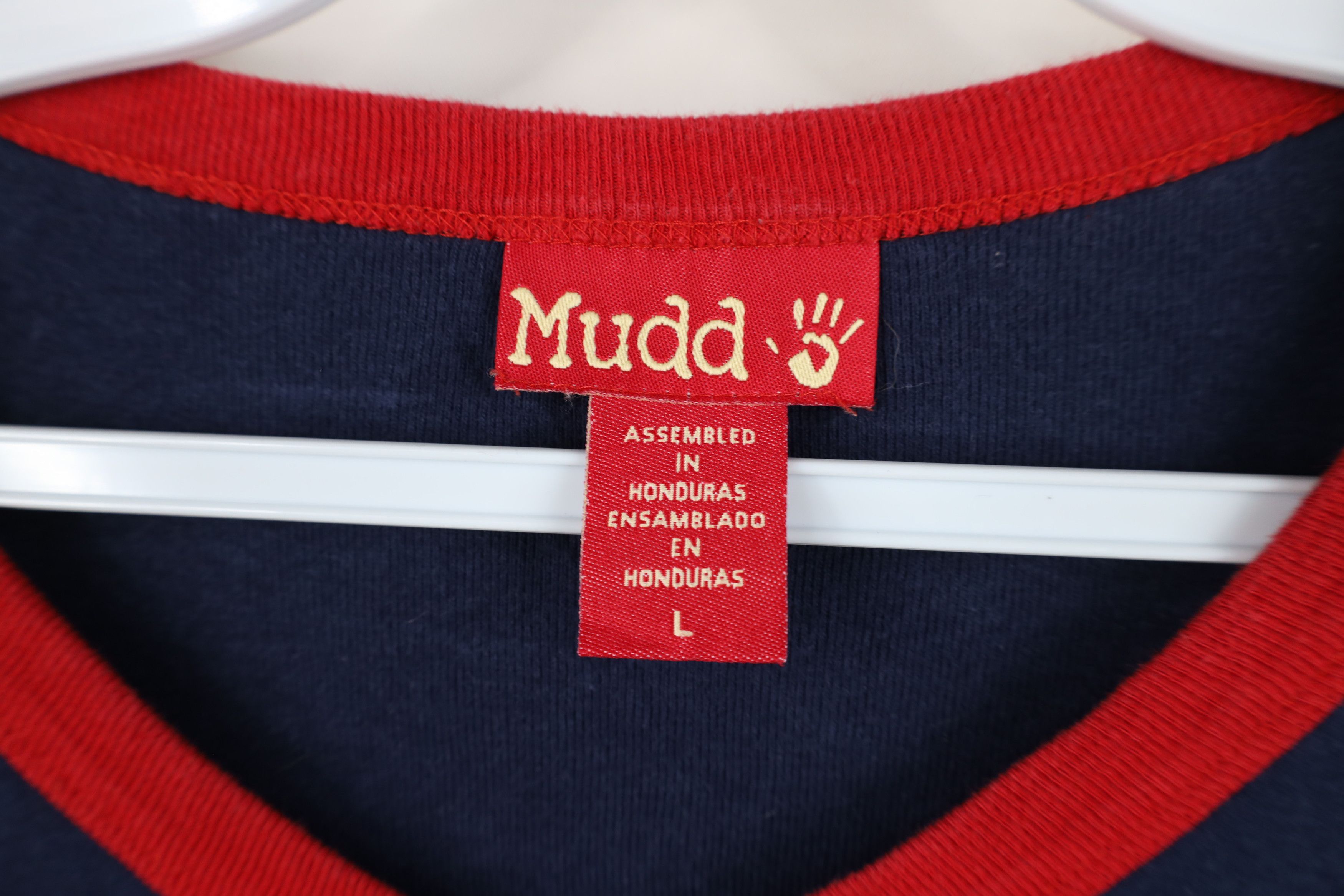 Vintage Vintage 90s Y2K Mudd Babydoll Cropped Ribbed Knit T-Shirt Size L / US 10 / IT 46 - 9 Thumbnail