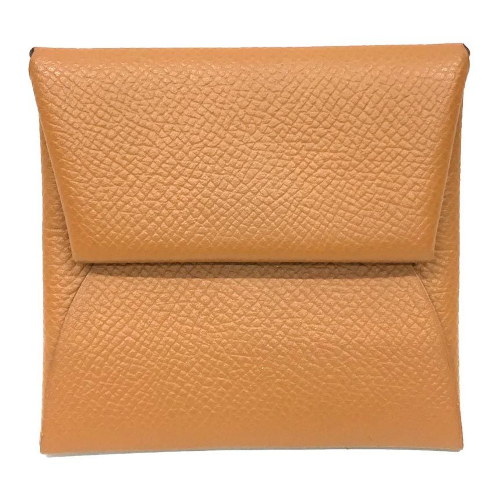 Hermes Hermes Hermès Bastia Coin Case, Porte-Monnaie Bastia, Gold, Camel Brown, Epsom Leather, C Stamp, Wallet Size ONE SIZE - 1 Thumbnail