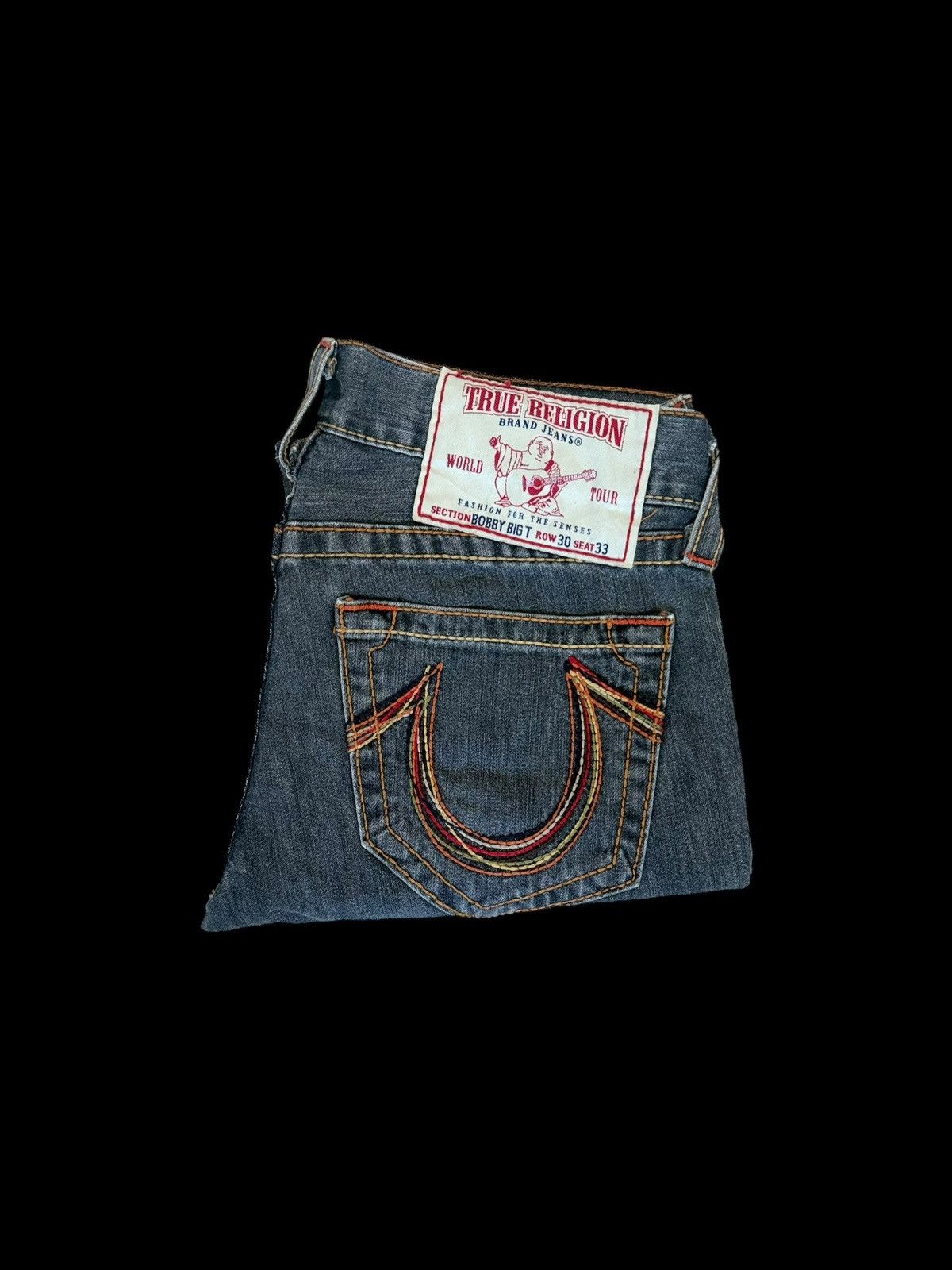 True Religion True Religion Bobby Big T Denim Jeans Sematary Chief Keef Size US 30 / EU 46 - 1 Thumbnail