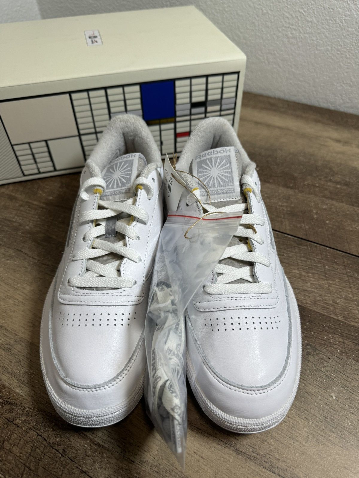 Reebok Reebok Club C 85 x Eames Office Monotone Pack Size 10.5 NEW Size US 10.5 / EU 43-44 - 3 Thumbnail