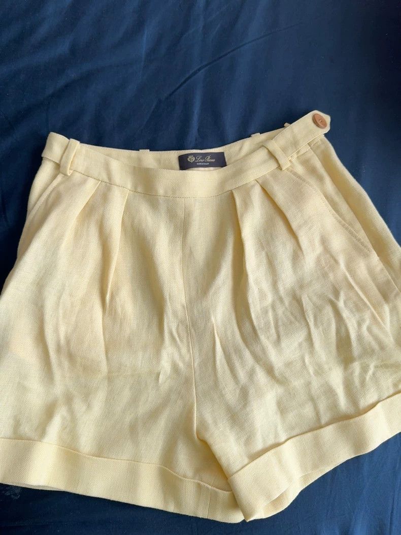 Loro Piana LORO PIANA Linen casual pants with a little chicken yellow Size 25" / US 0 / IT 36 - 5 Thumbnail