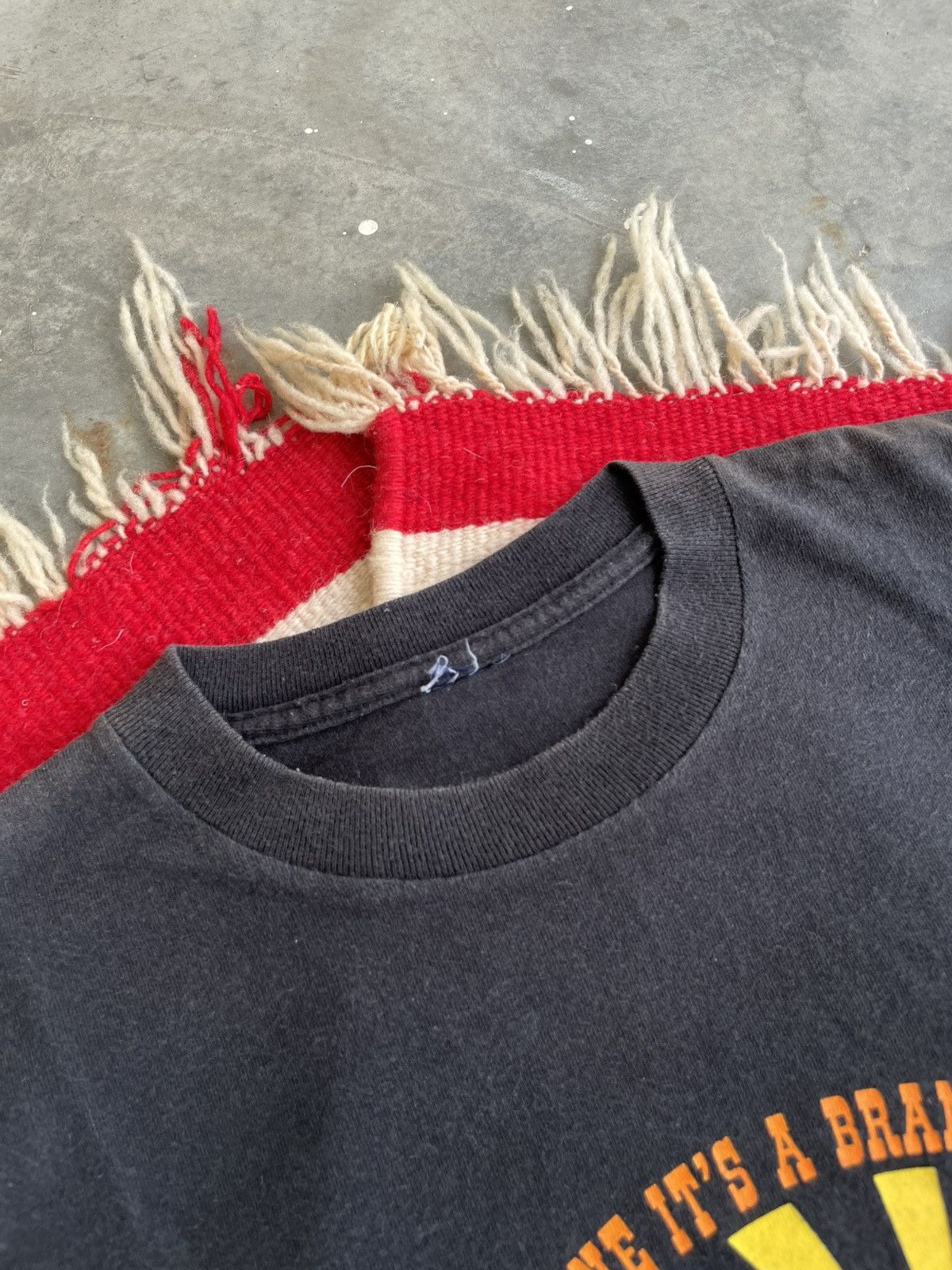 Stussy × Vintage VTG 00s Stüssy Rise & Shine Sunrise Arc Spellout Size US XL / EU 56 / 4 - 7 Thumbnail
