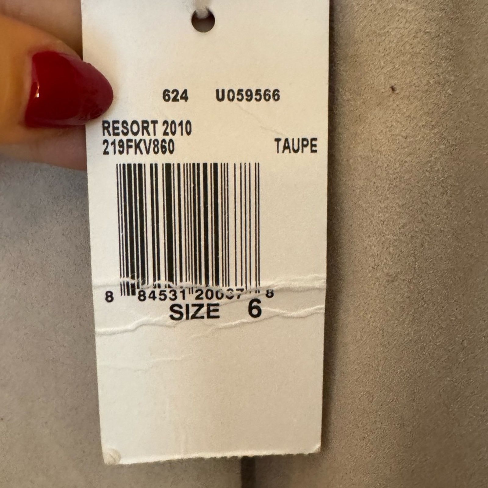 Michael Kors Michael Kors Women’s Tapered Suede Pants Size 28" / US 6 / IT 42 - 4 Thumbnail