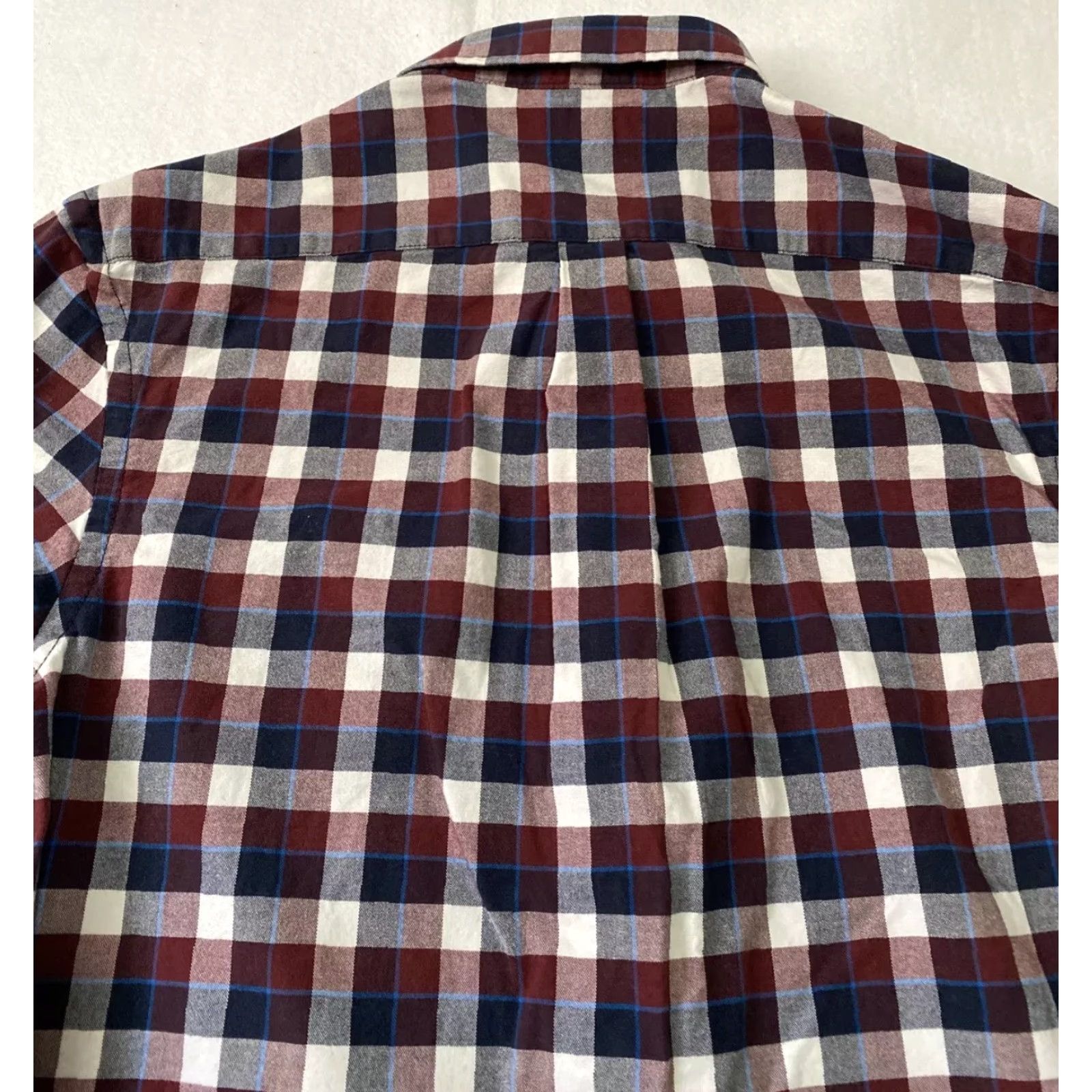 Old Navy Old Navy Shirt Mens M Red Blue Check Long Sleeve Button-Down Collar Casual Formal Workwear 100% Cotton Multicolor Plaid/Navy Red Size US M / EU 48-50 / 2 - 8 Thumbnail