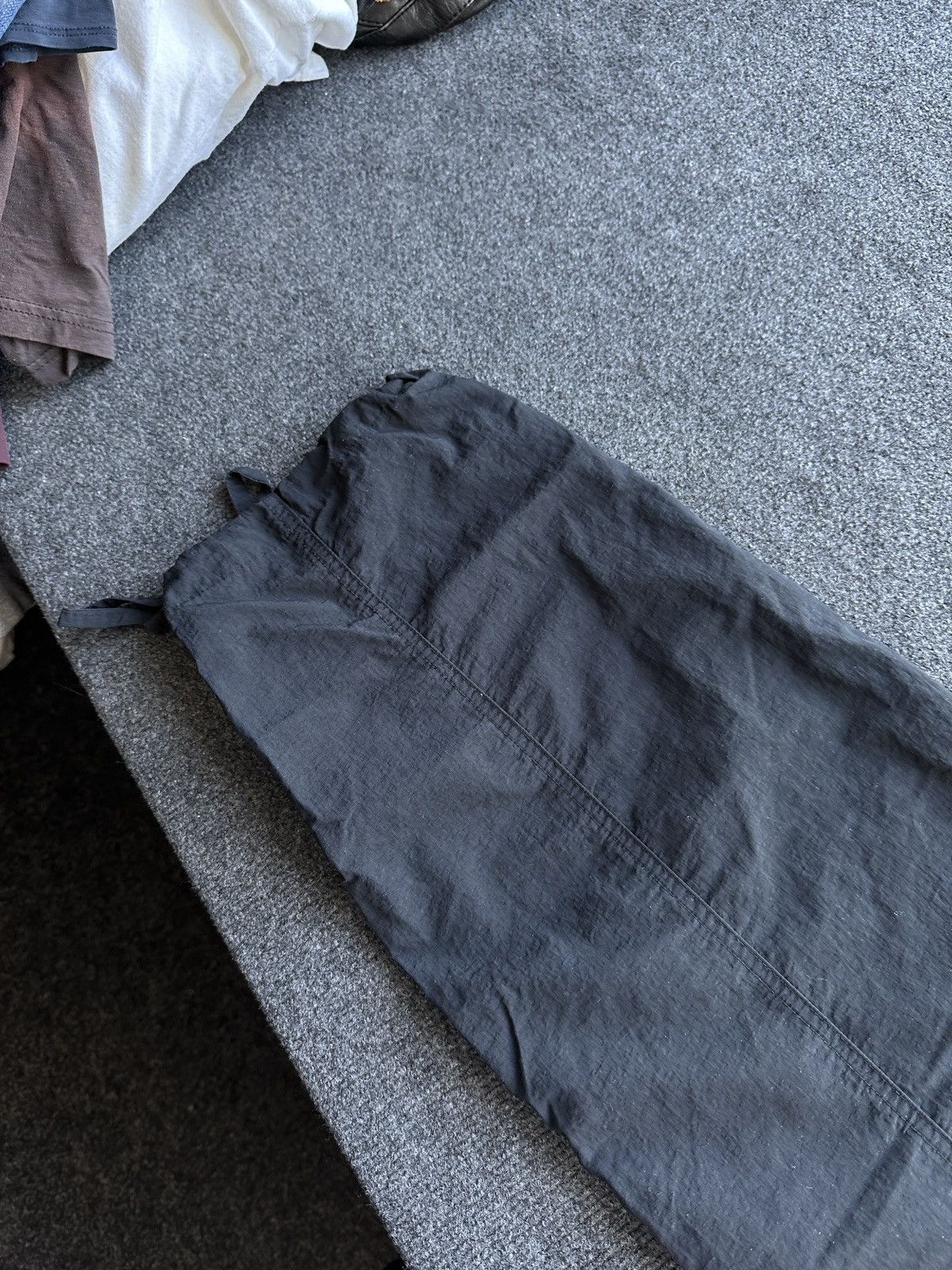 Other 🚨CARGO BAGGY MULTIPOCKET WOMEN PANTS RARE BLACK STRIPE Size 27" / US 4 / IT 40 - 14 Thumbnail