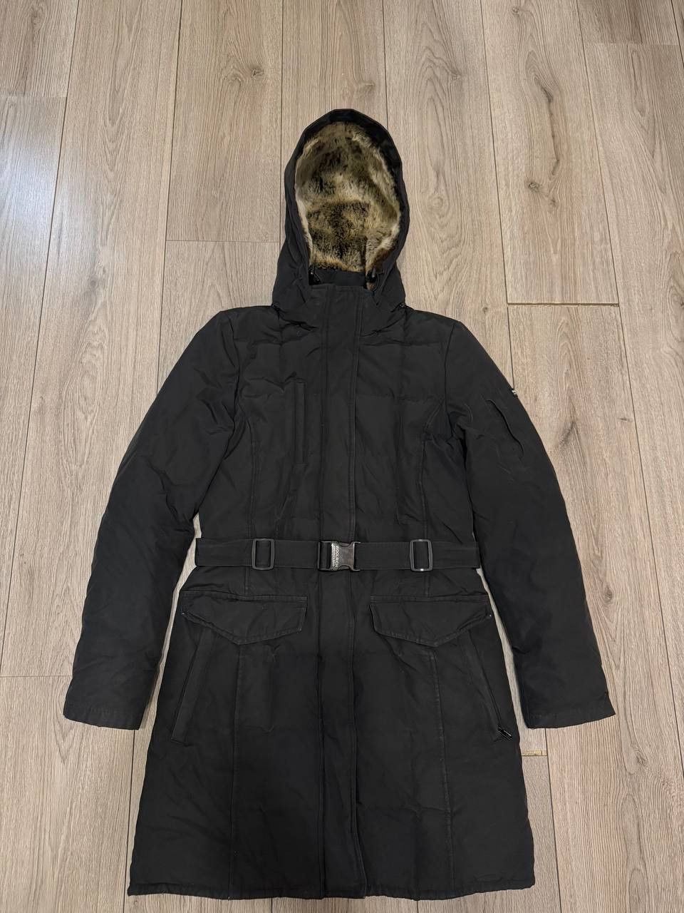 Woolrich Woolen Mills Woolrich Blizzard Parka Fur Hooded Down Jacket Belted WomenM Size M / US 6-8 / IT 42-44 - 1 Thumbnail
