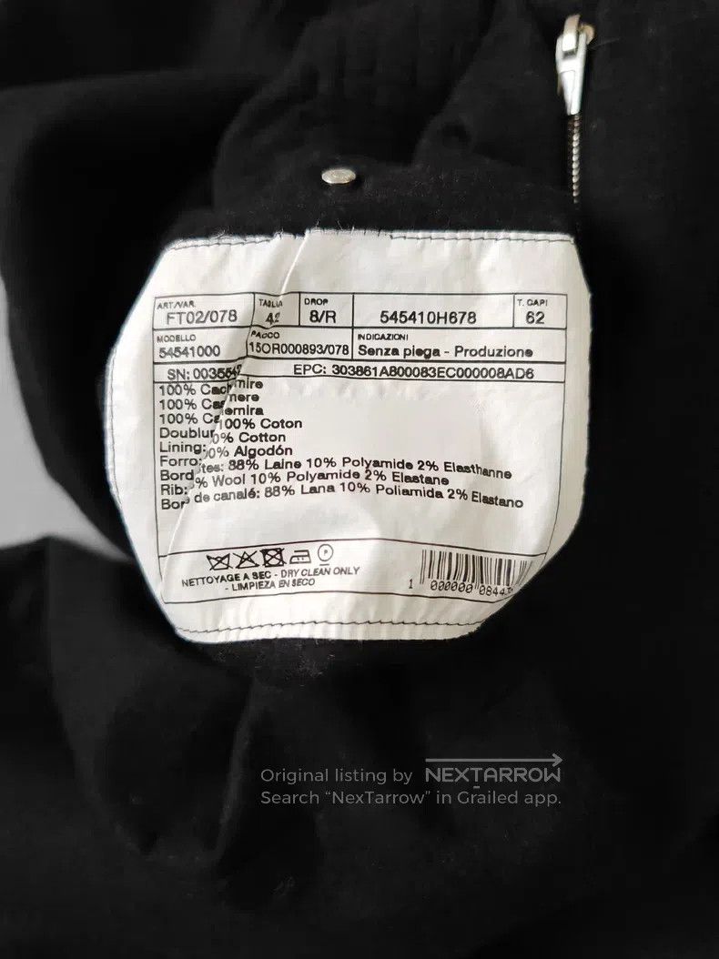 Hermes Hermes Cashmere Sweatpants, Black-Gray, Elastic Band Desig Size US 42 / EU 58 - 4 Thumbnail