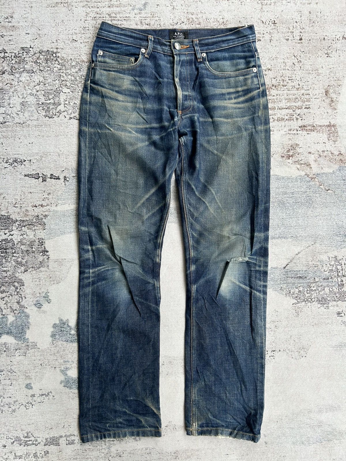 A.P.C. × Jean × Vintage Vintage Selvedge A.P.C Denim Size US 28 / EU 44 - 1 Thumbnail