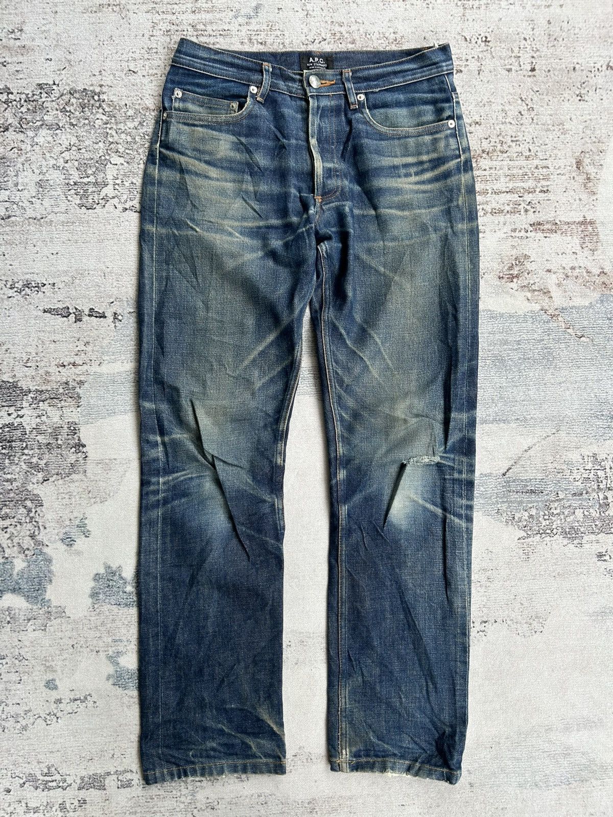 Apc selvedge fashion denim jeans