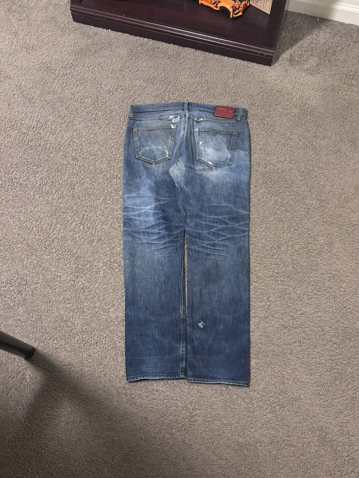 Supreme 2018 Painted Supreme Selvedge Denim 14oz Size US 34 / EU 50 - 3 Thumbnail