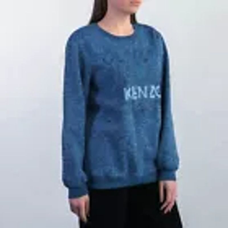 Kenzo Kenzo Paris Blue Speckled Tiger Jumper Sweatshirt Sweater Size US XS / EU 42 / 0 - 2 Thumbnail