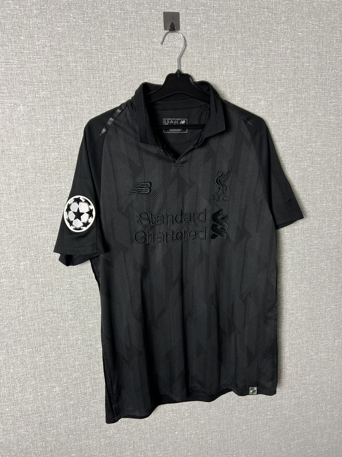 New Balance #11 M. Salah Liverpool 2018 Blackout Limited Edition Jersey Size US M / EU 48-50 / 2 - 2 Thumbnail