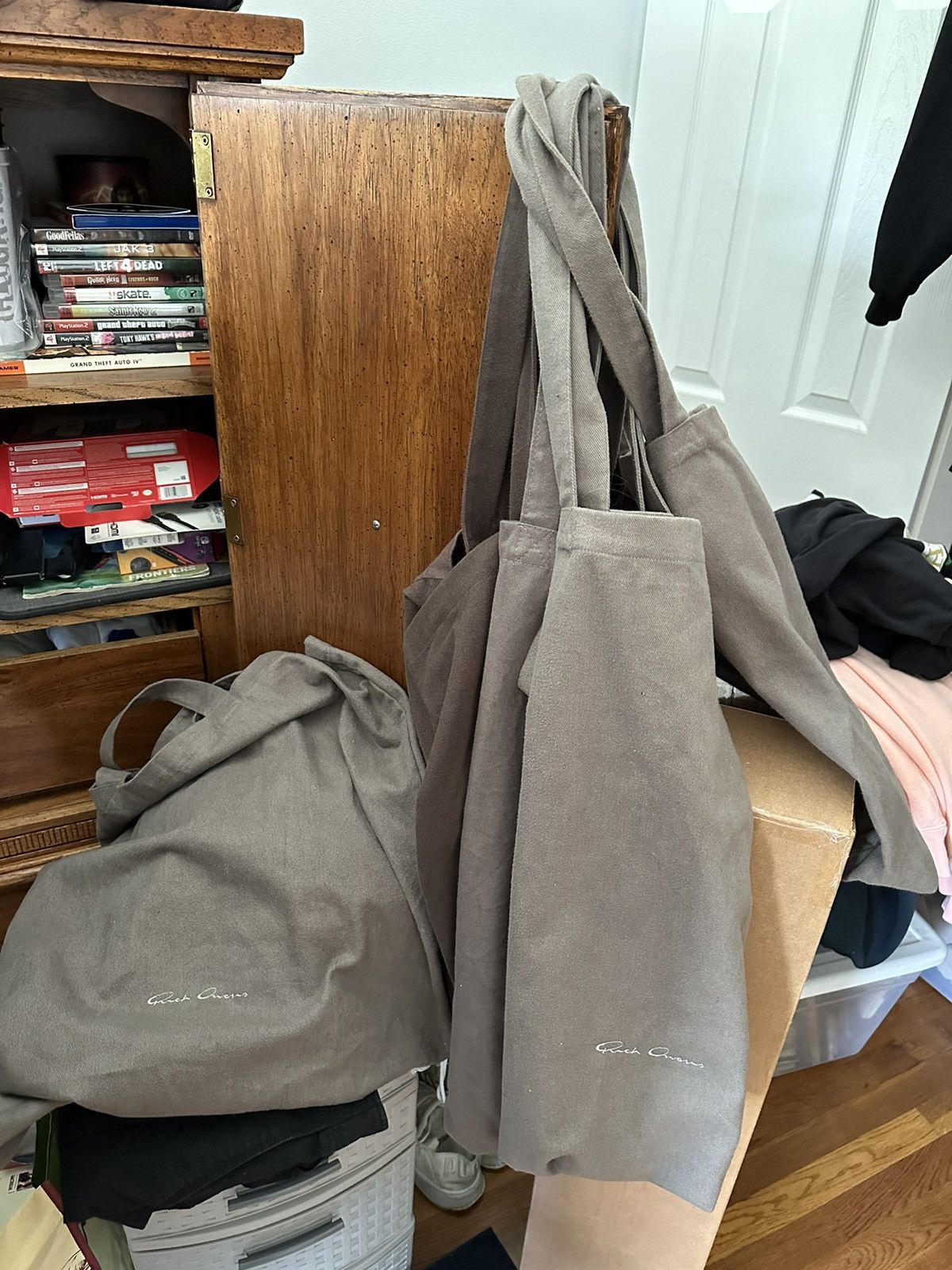 Rick Owens Drkshdw Rick Owens Tote bag Size ONE SIZE - 3 Thumbnail