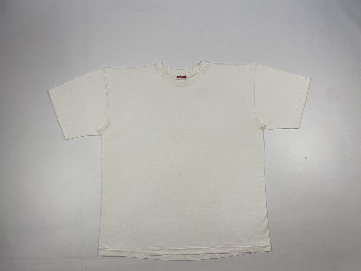 Vintage LASTDROP🔥 90s Single Stitch Basic White Blank DettoFatto USA Size US XL / EU 56 / 4 - 14 Thumbnail