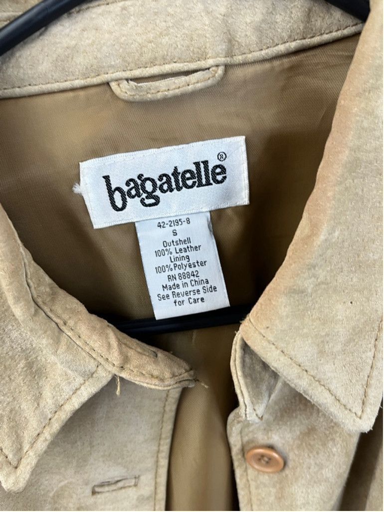 Other Vintage Bagatelle Tan Leather Shirt Jacket (S) – Unisex Size US S / EU 44-46 / 1 - 9 Thumbnail