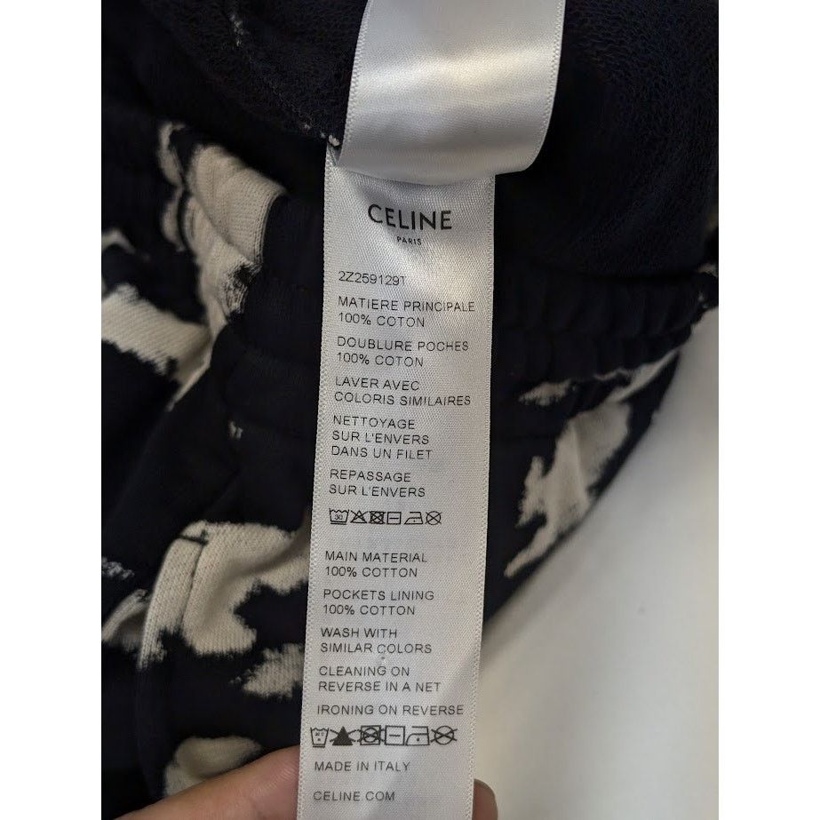 Celine o1rshd1 Jogging Tie Dye in Black / White Size US 36 / EU 52 - 13 Thumbnail
