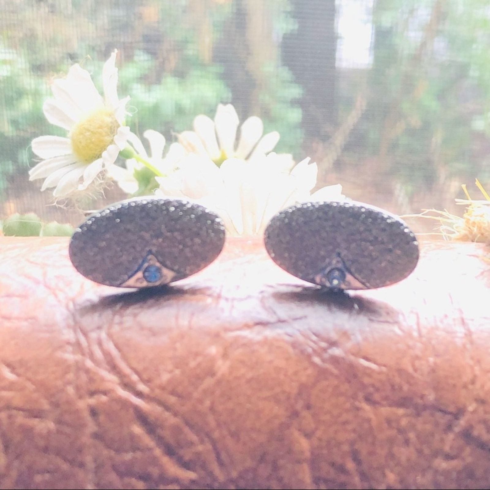 Vintage Vintage silver plated clear rhinestone accent cuff links Size ONE SIZE - 6 Thumbnail