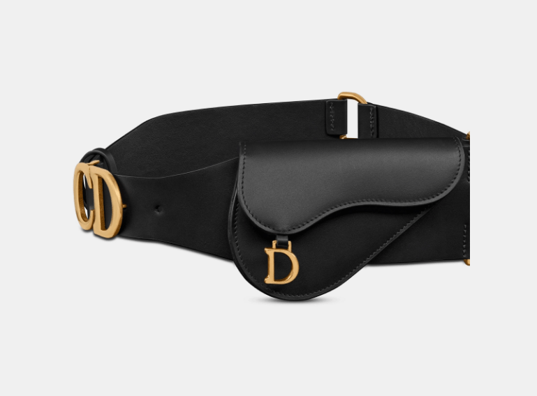 Dior o1w1db10925 B0531C Size : OS / Saddle Pouch Belt in Black Size ONE SIZE - 2 Thumbnail