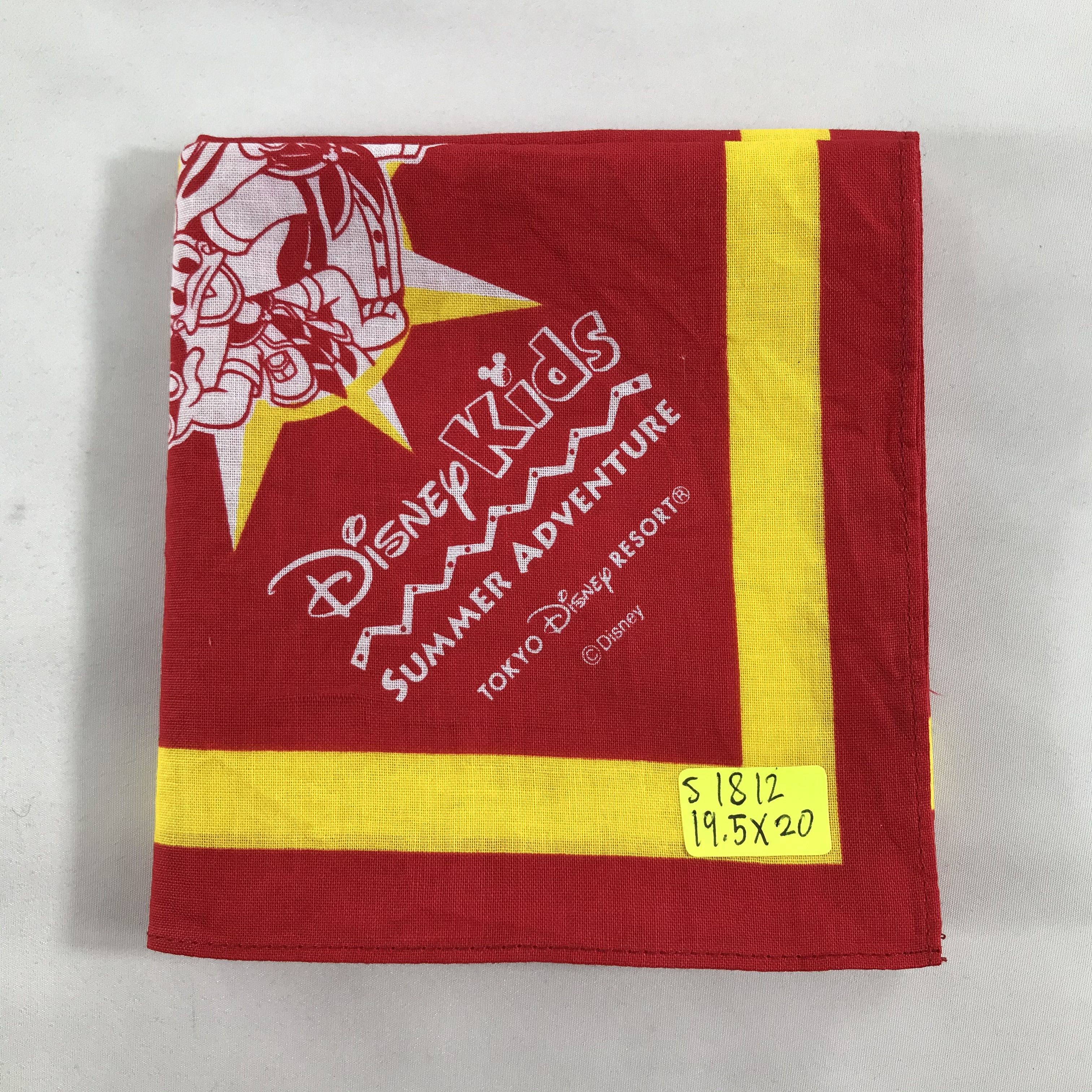 Disney × Vintage Disney Bandana / Handkerchief / Neckerchief - S1812 Size ONE SIZE - 6 Thumbnail