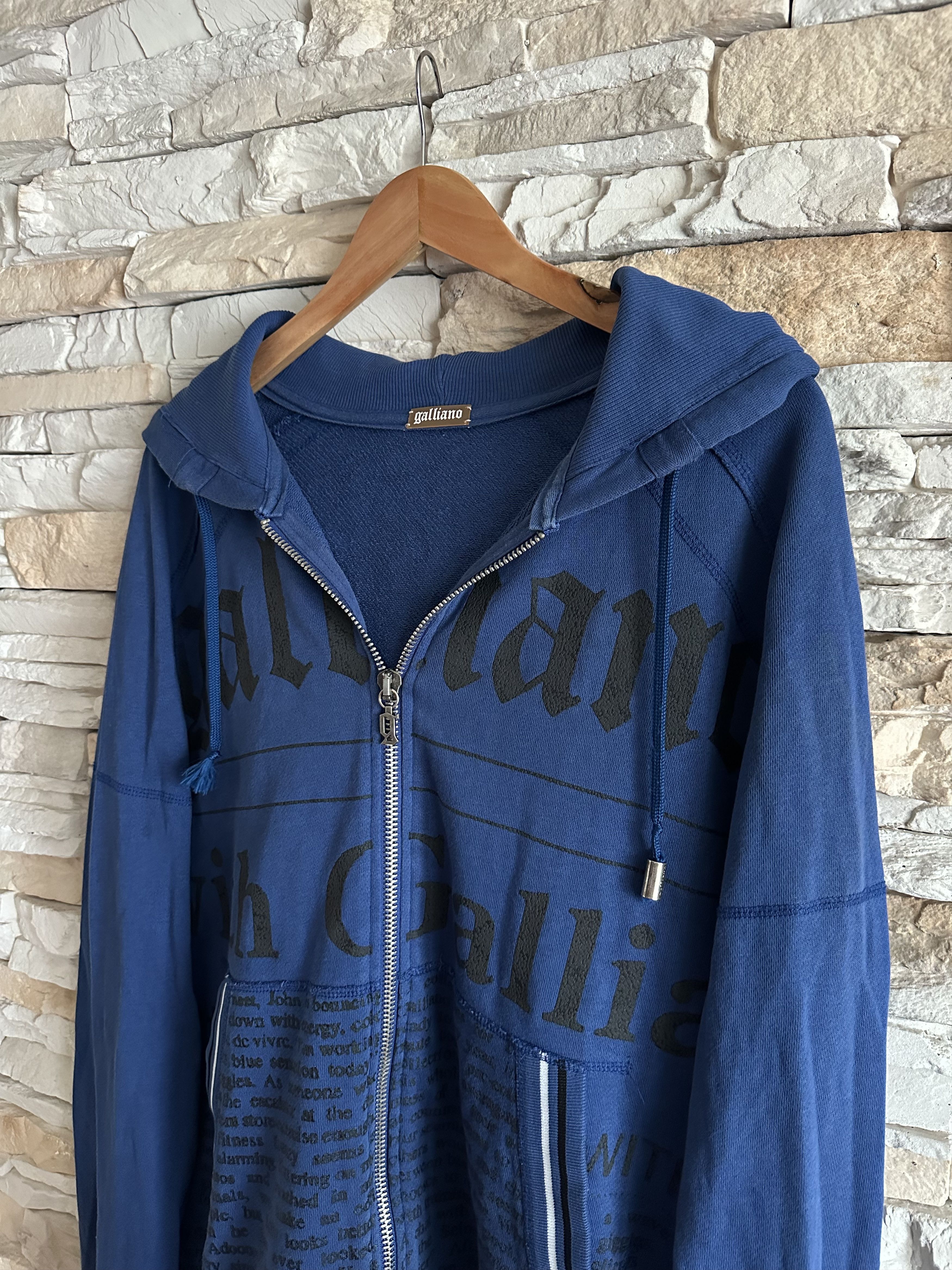 John Galliano Full zip clown hoodie archival | Grailed