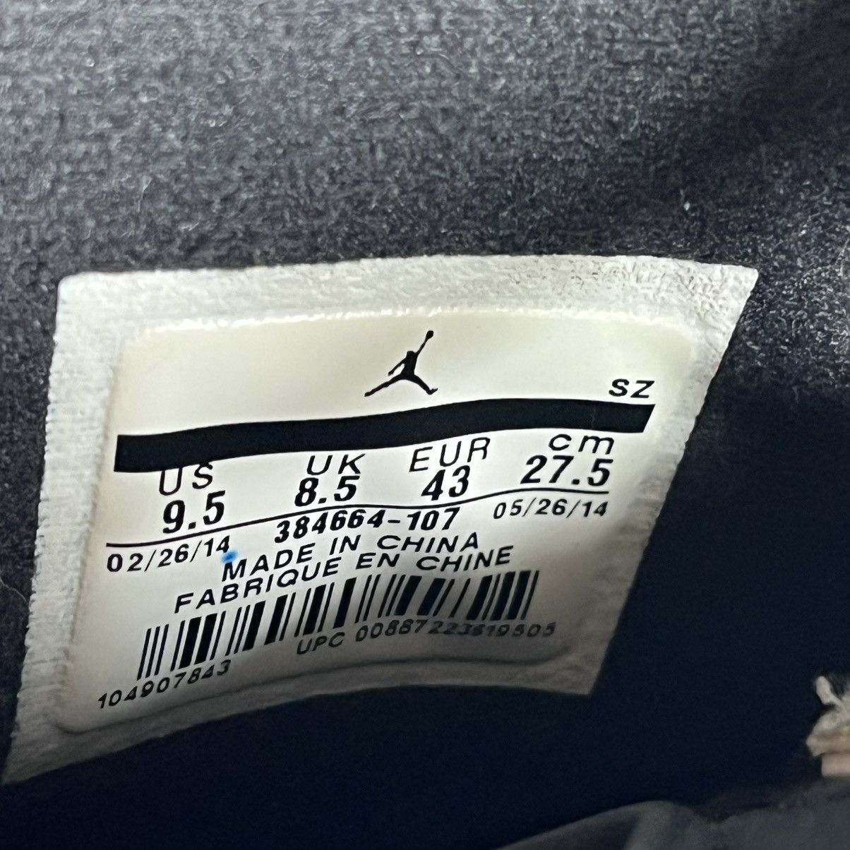 Jordan Brand × Nike Air Jordan 6 VI Retro Sport Blue 2014 Men’s Size 9.5 Shoes Size US 9.5 / EU 42-43 - 9 Thumbnail