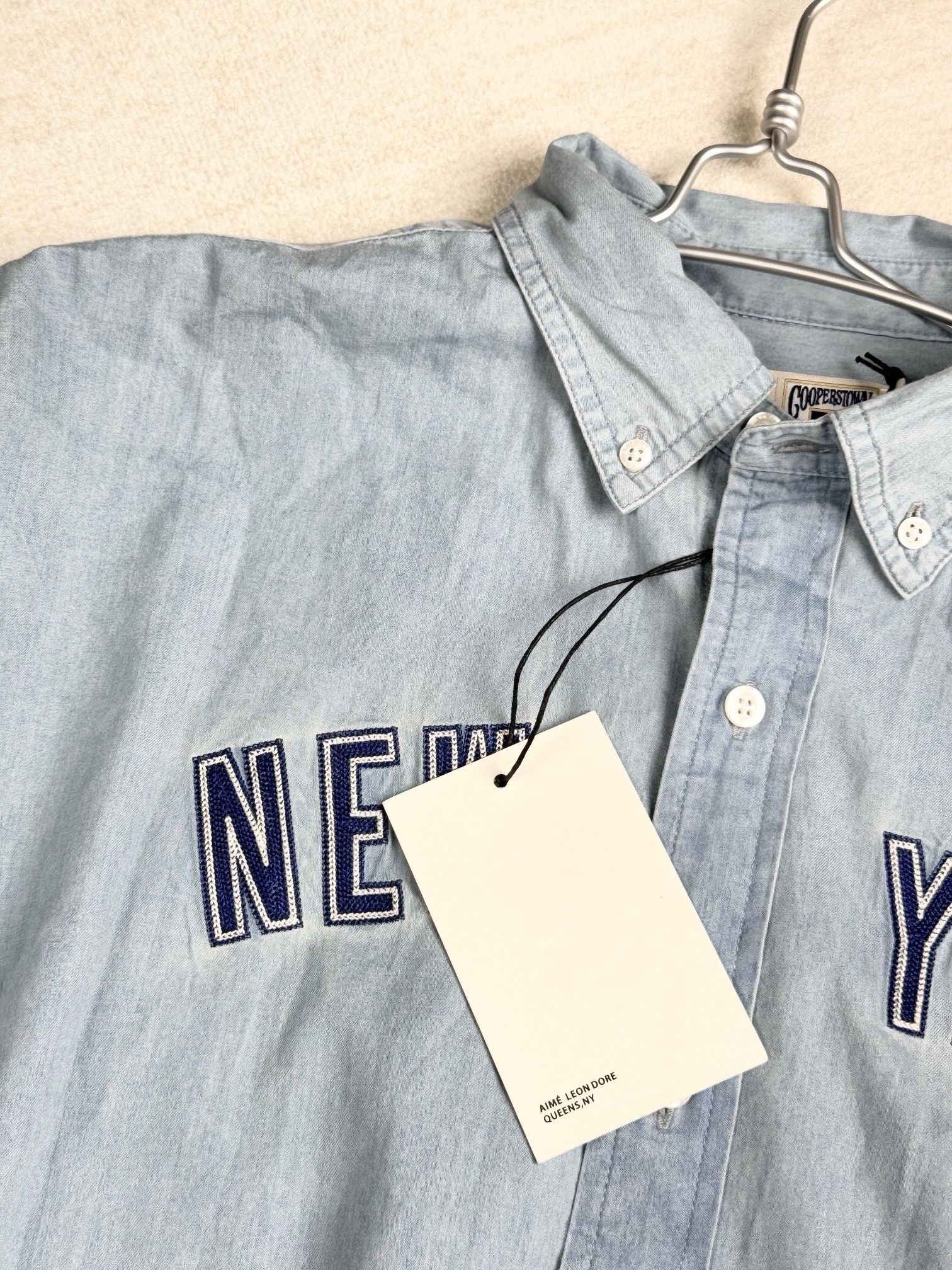 Aime Leon Dore New York Mets chambray shirt S Size US S / EU 44-46 / 1 - 2 Thumbnail
