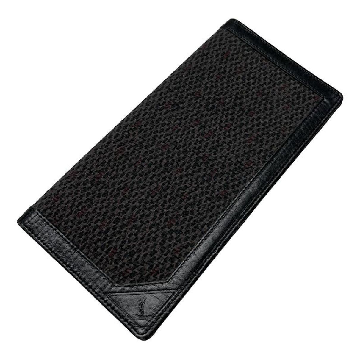 Yves Saint Laurent Black Leather Purse Size ONE SIZE - 1 Thumbnail